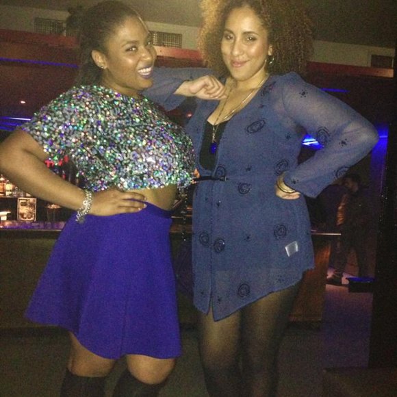 Multicoloured Sequined Tee - Crop - Picture 3 of 3